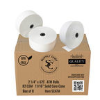 2 1/4" x 675' Printer Rolls for ATM Machines (8 Rolls/Case)
