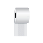 Unrolled 3 1/8-inch Center Sticky thermal paper roll